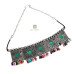 Oxidised Boho Choker Necklace with Colorful Ghungaroo