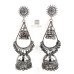 Oxidised Afghani Style Jhumka Dangler Earrings