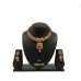 Brown Austrian Stone Gold Plated Necklace Set