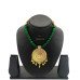 Stylish Special Antique Green Beaded Pendant Necklace 