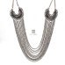 Oxidised Silver Plated Traditional Turkish Style Tribal long Necklace 